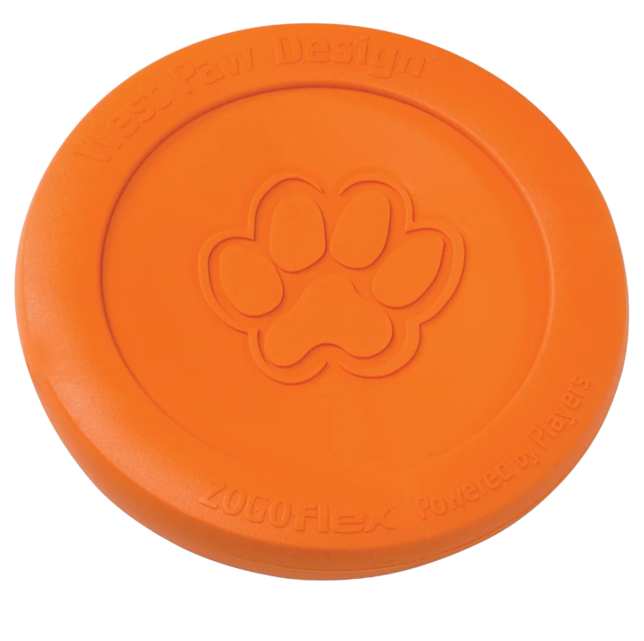 West Paw Zogoflex zisc dog frisbee - orange