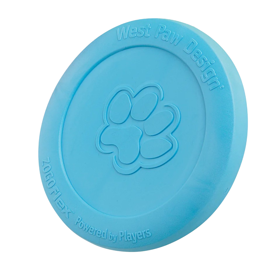 West Paw Zogoflex zisc dog frisbee - blue