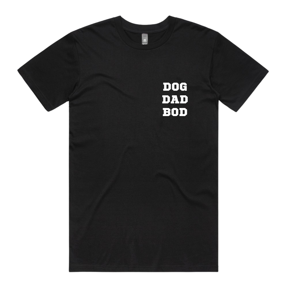 Dog dad bod men's t-shirt