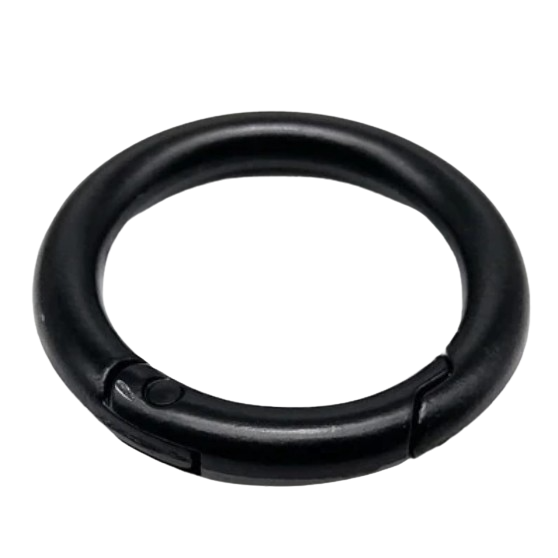 Dog accessory ring - matte black