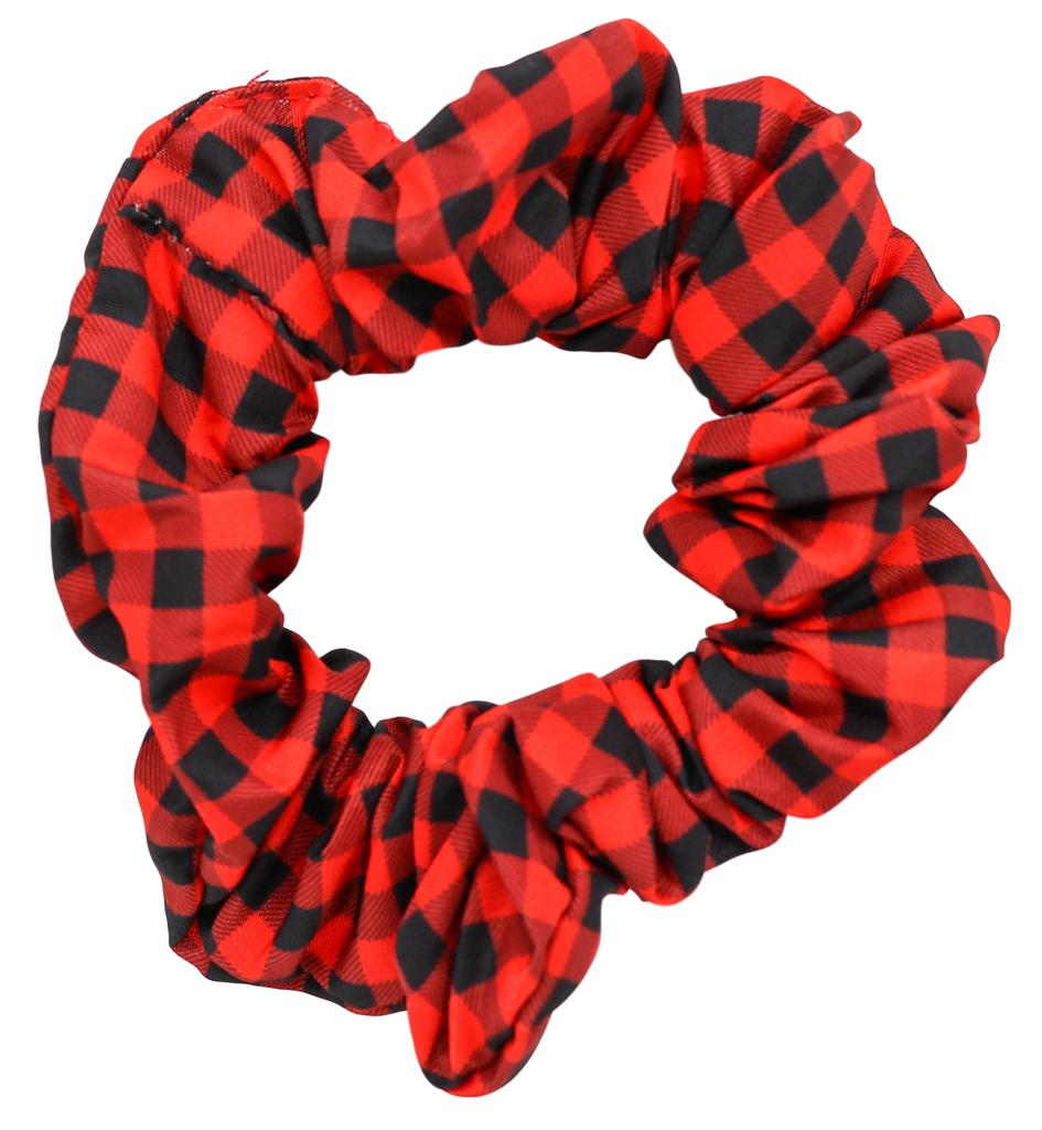 Big and Little Dogs hair scrunchie - plaid to the bone