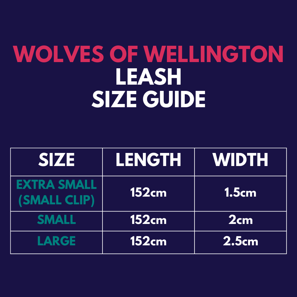Wolves of Wellington dog leash - Buffalo