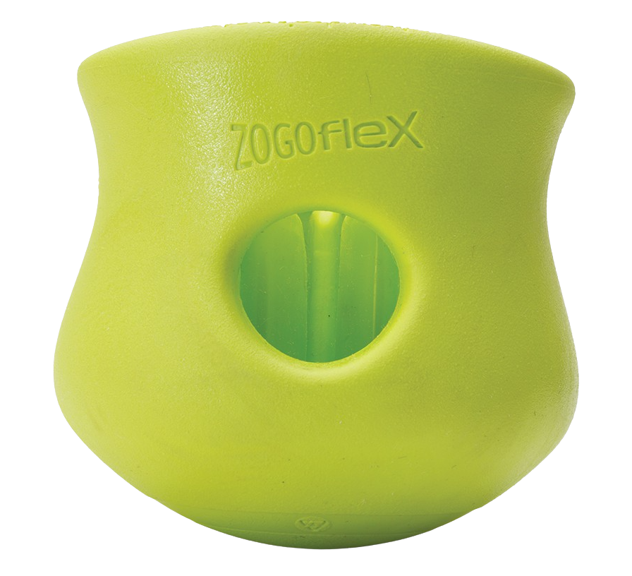 West Paw Zogoflex Toppl dog feeder - green