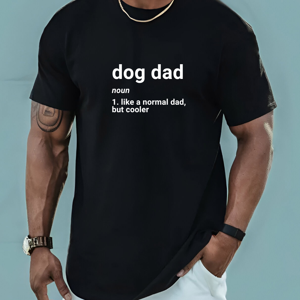 Definition of dog dad men's t-shirt