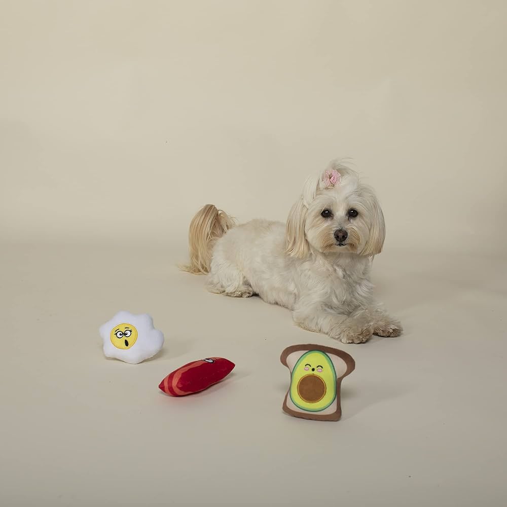 Fringe Studio breakfast mini dog toy set