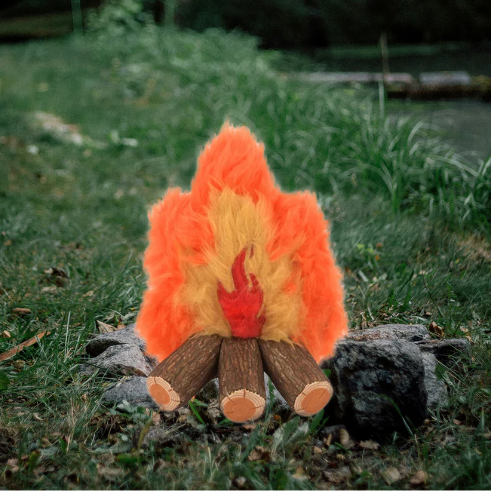 P.L.A.Y. Camp Corbin cosy campfire dog toy