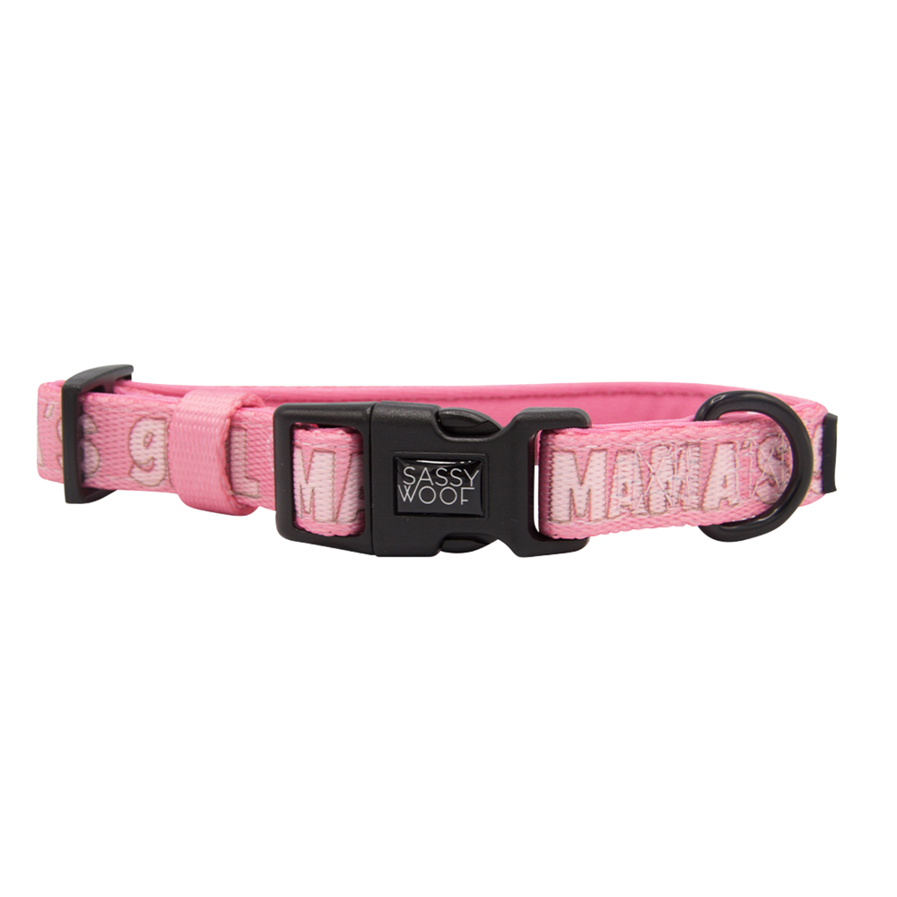 Sassy Woof dog collar - Mama's girl