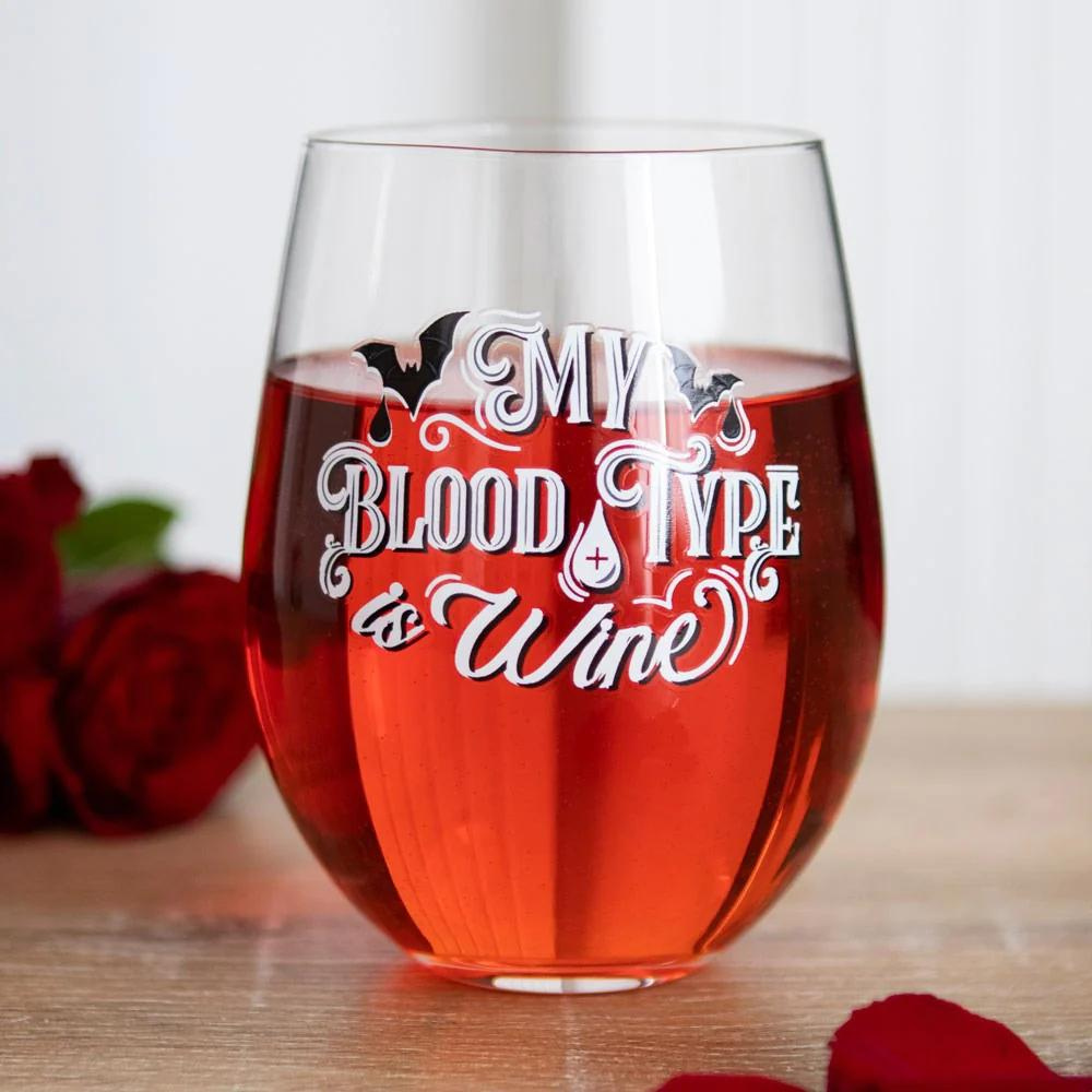 My blood type is wine glass