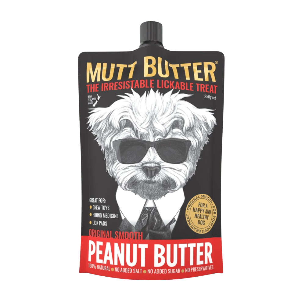 Mutt Butter peanut butter pouch