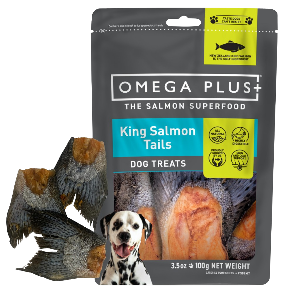 Omega Plus king salmon tails - dog treats