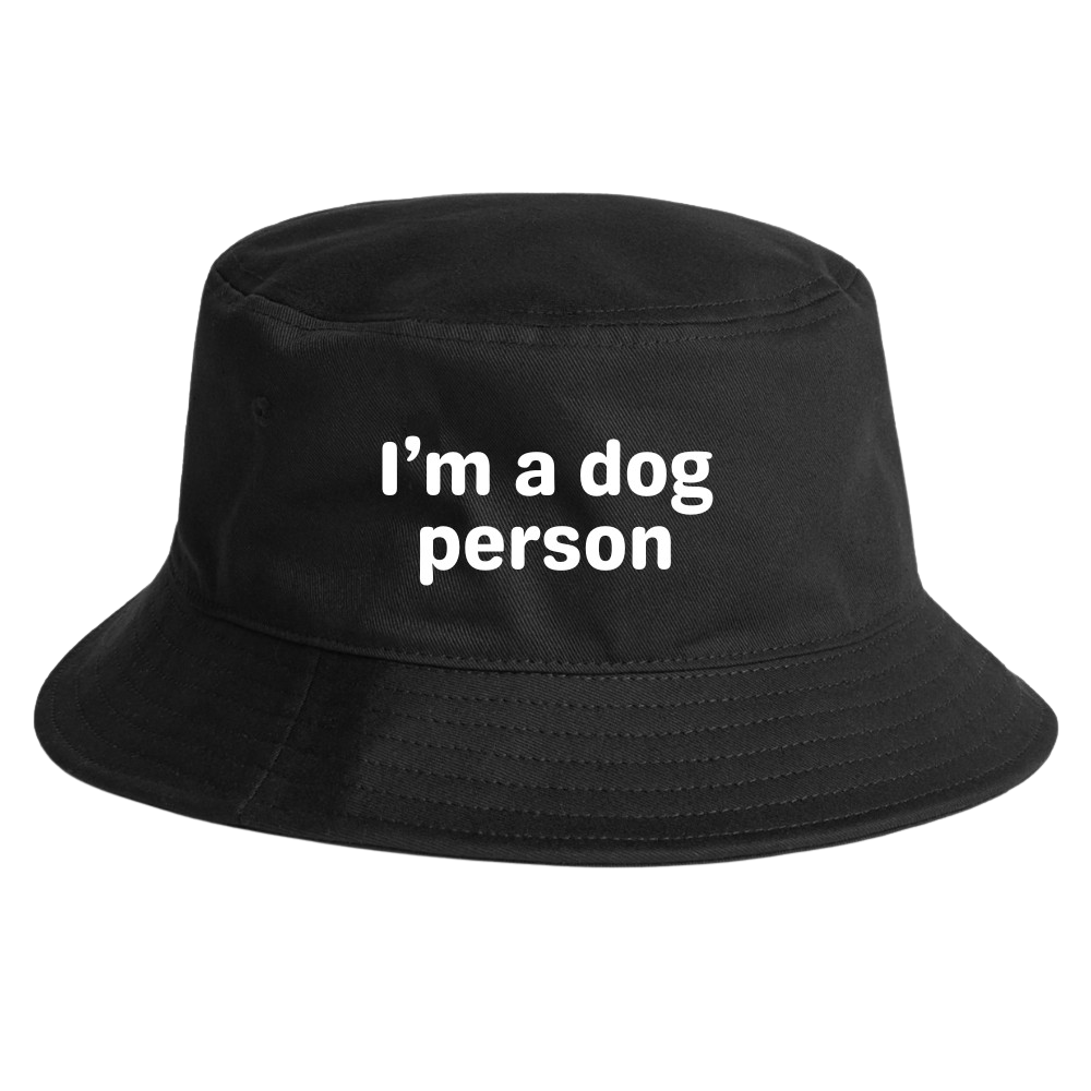 I'm a dog person bucket hat