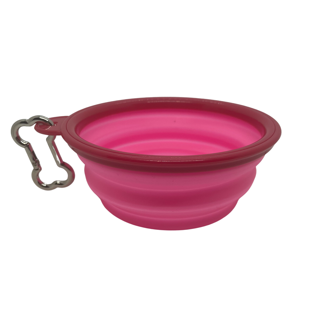 Pop up dog bowl - Pink