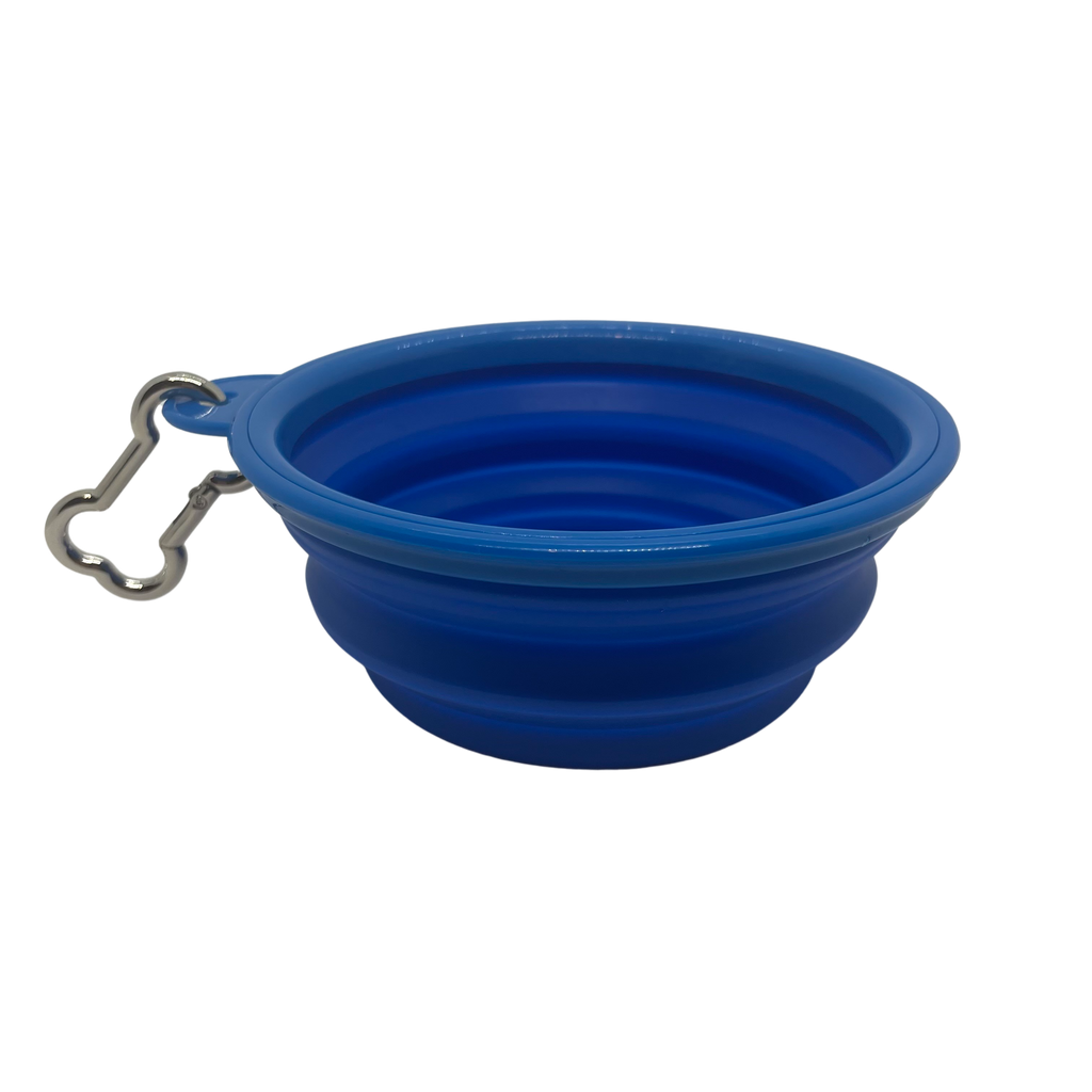 Pop up dog bowl - Blue