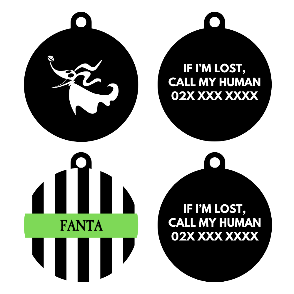 Dog ID tag - Halloween range