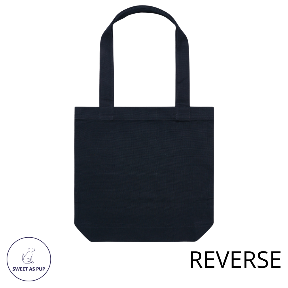 Support local tote bag - Navy