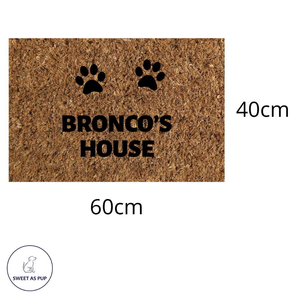 The dog's house doormat