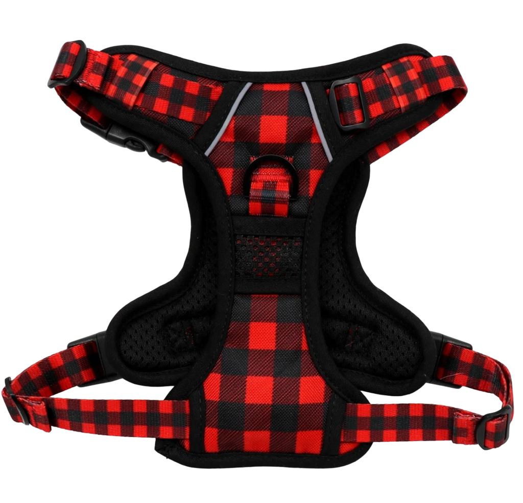 Big and Little Dogs all rounder harness - Plaid to the bone