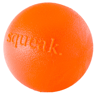Planet Dog orbee-tuff squeak ball - orange