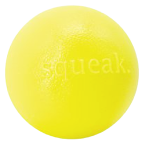 Planet Dog orbee-tuff squeak ball - yellow
