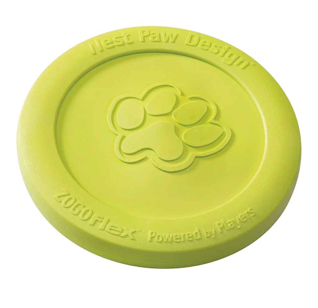West Paw Zogoflex zisc dog frisbee - green