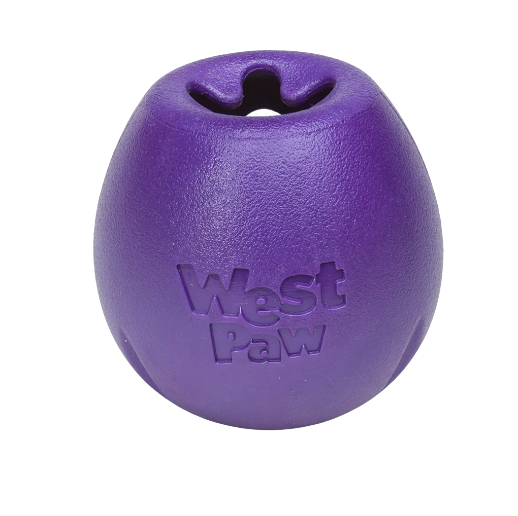West Paw Zogoflex Rumbl dog feeder - Purple