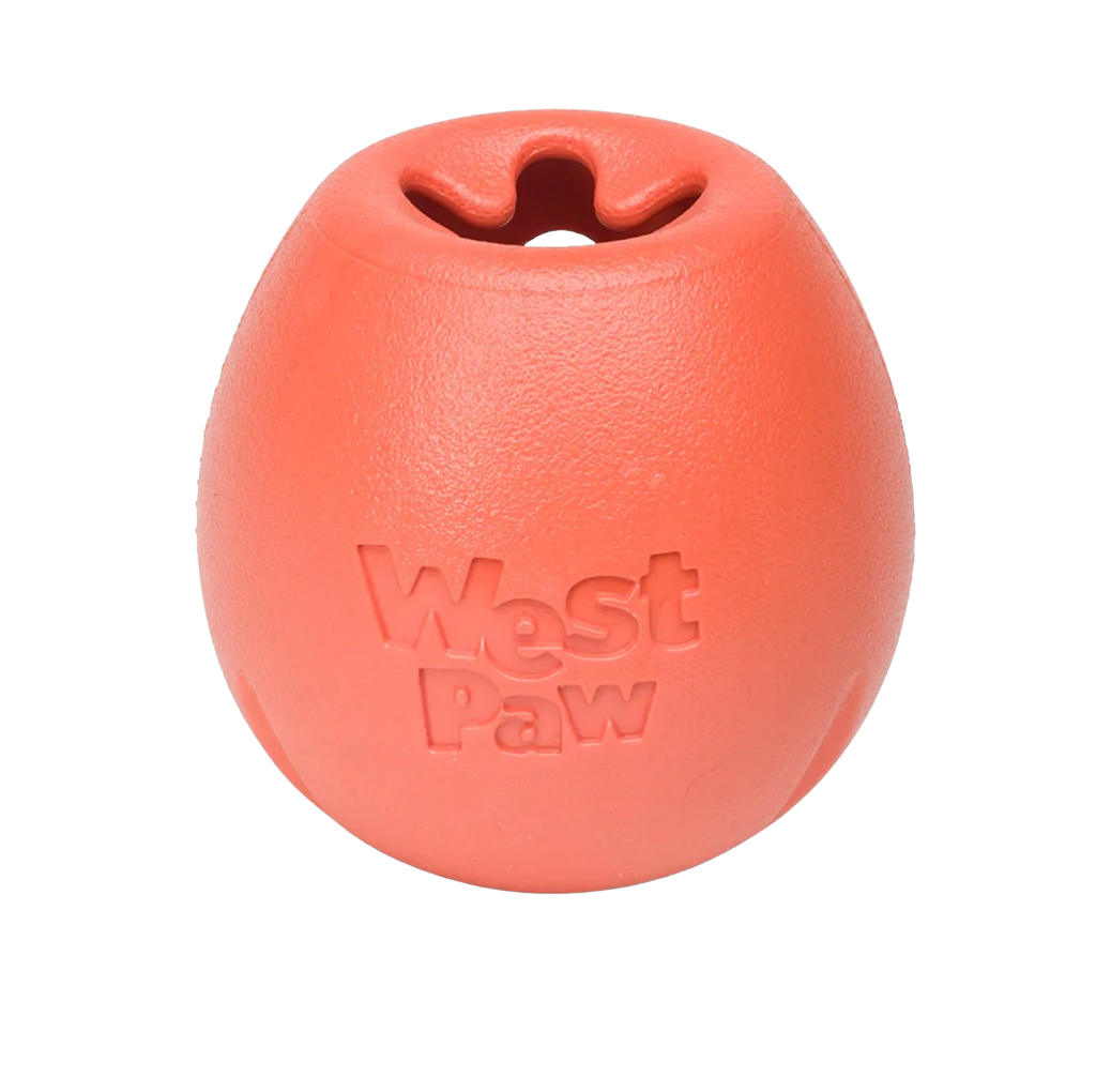 West Paw Zogoflex Rumbl dog feeder - Orange