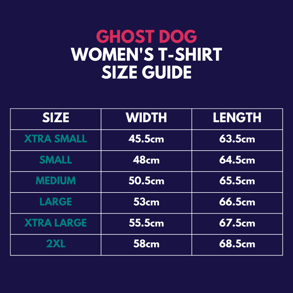 Ghost dog women's t-shirt