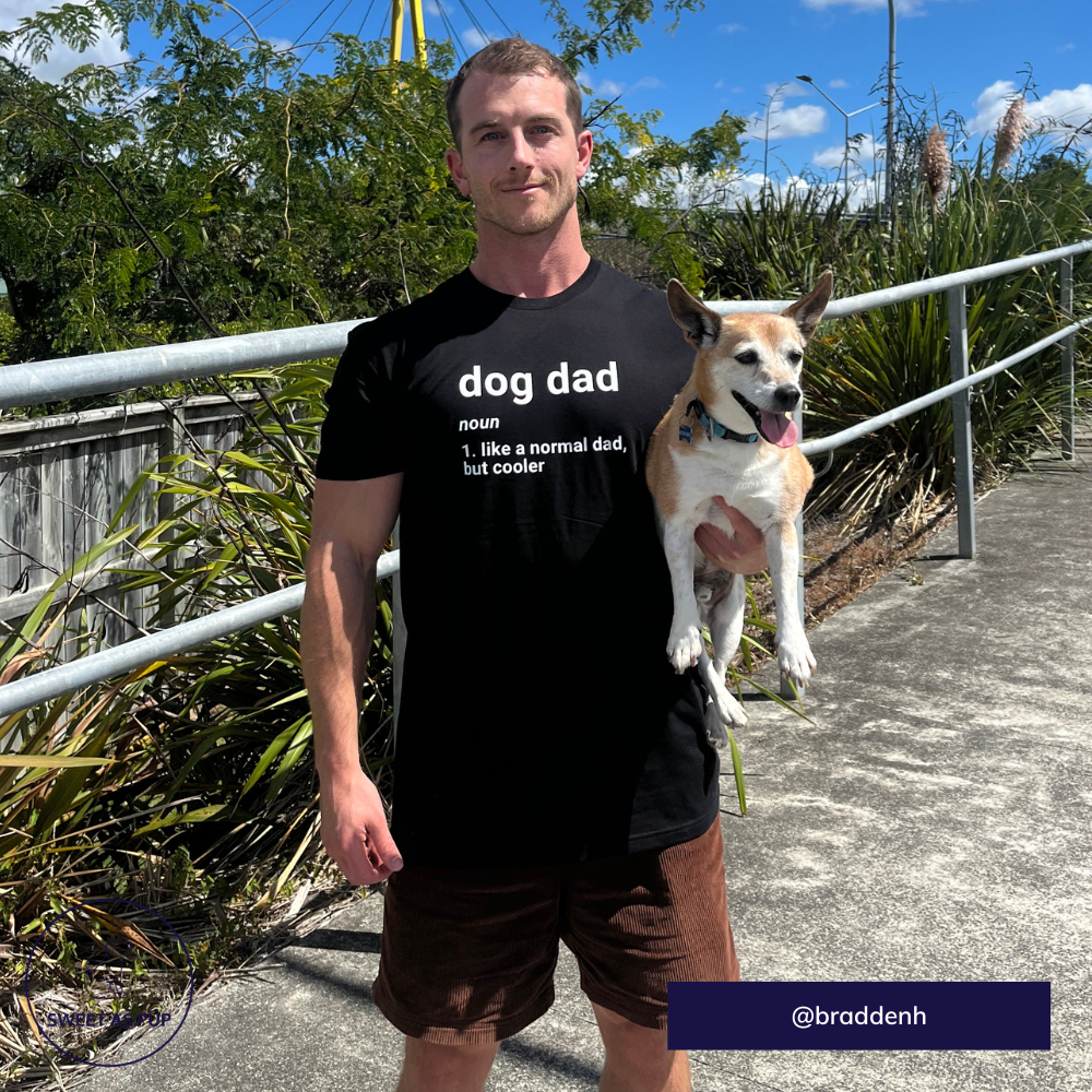 Definition of dog dad men's t-shirt