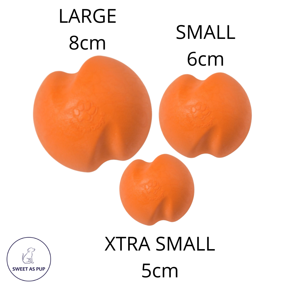 West Paw Zogoflex jive dog ball - size