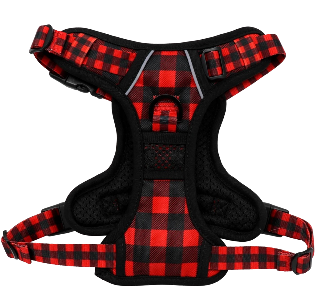 Big & Little Dogs all-rounder harness - Plaid to the bone