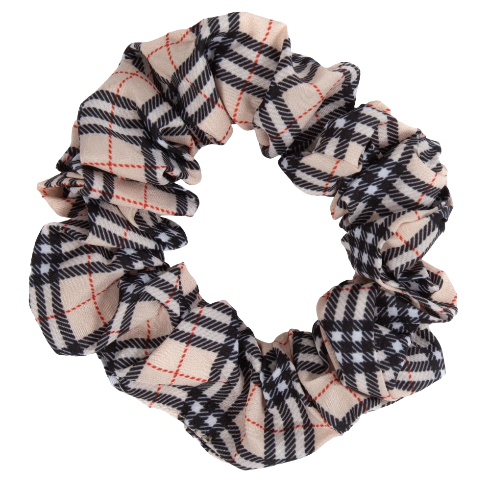 Big and Little Dogs hair scrunchie - Nova plaid