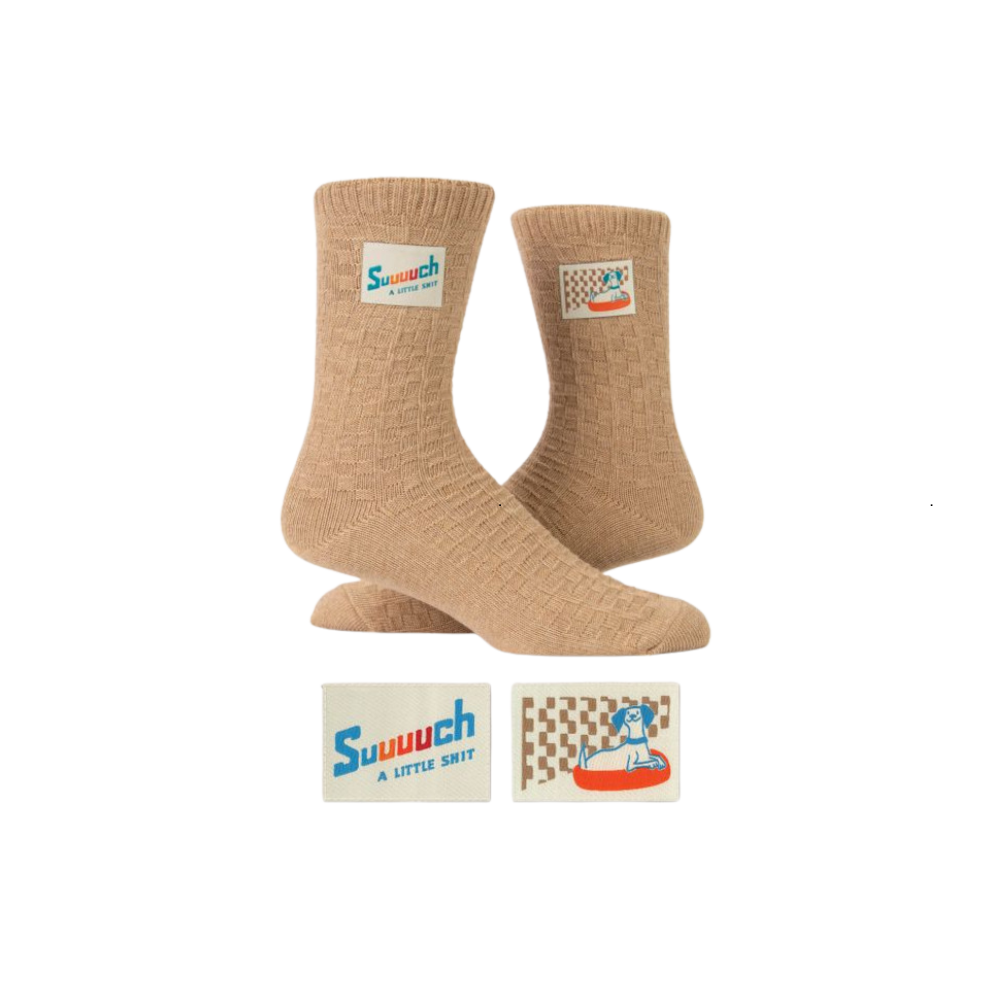 Blue Q suuuuch a little shit tag socks