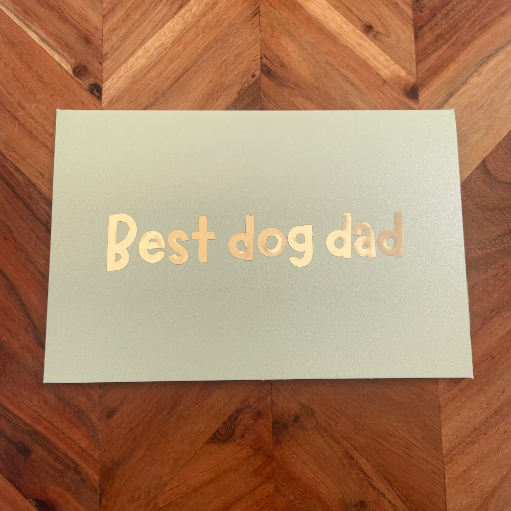 Greeting card - Best dog dad