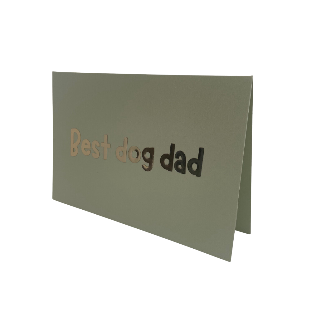 Greeting card - Best dog dad