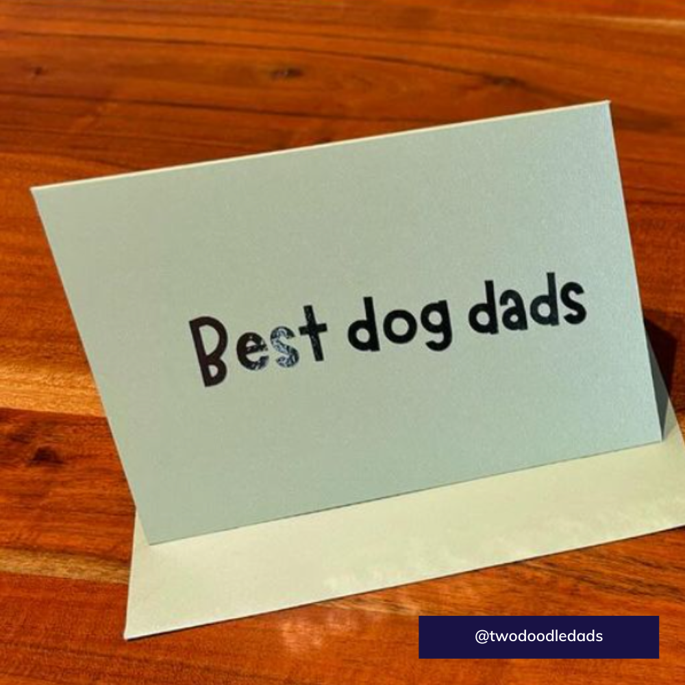 Greeting card - Best dog dad