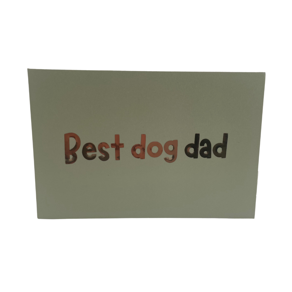 Greeting card - Best dog dad