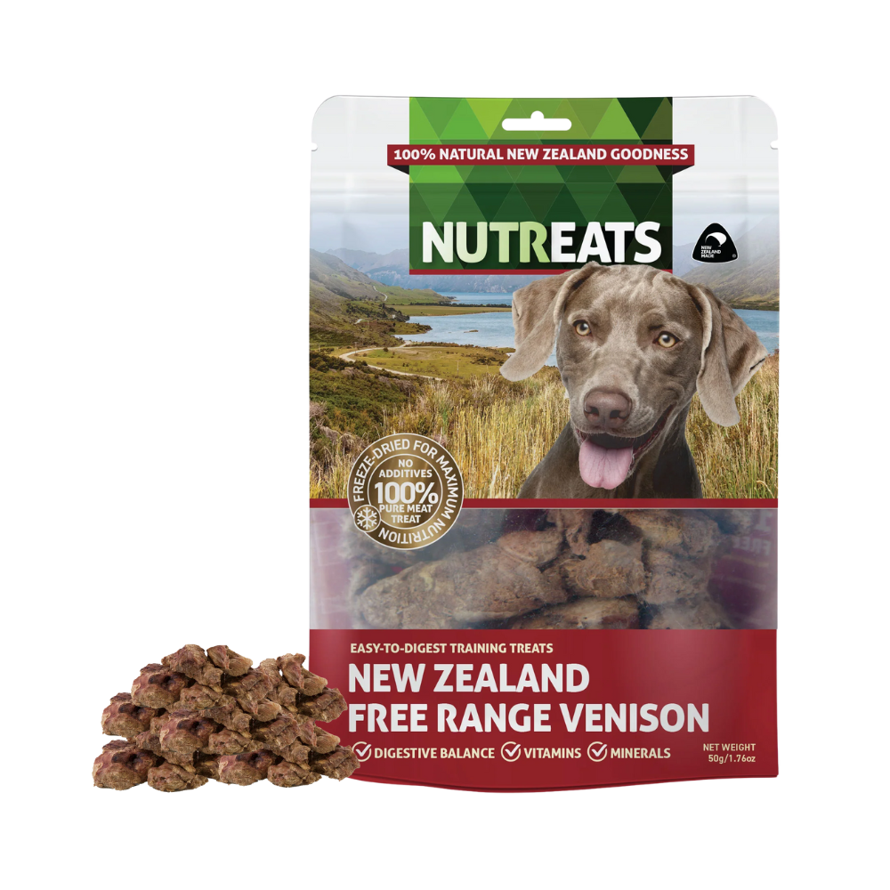 Nutreats New Zealand Free Range Venison dog treats