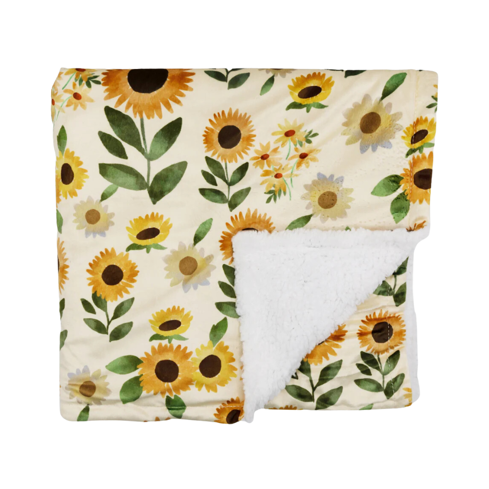 Sassy Woof dog blanket - Sunflower dreams