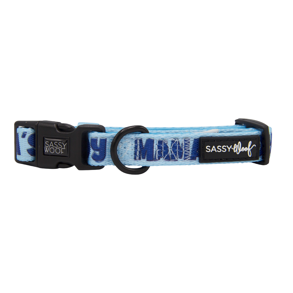 Sassy Woof dog collar - Mama's boy