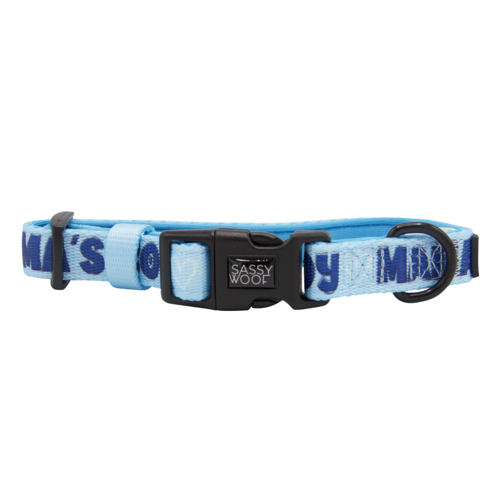 Sassy Woof dog collar - Mama's boy