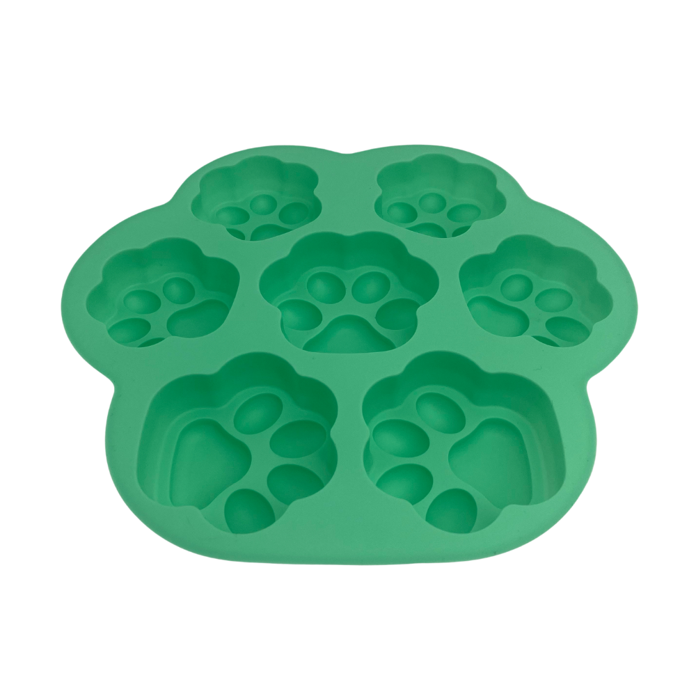 Silicone paw treat mold