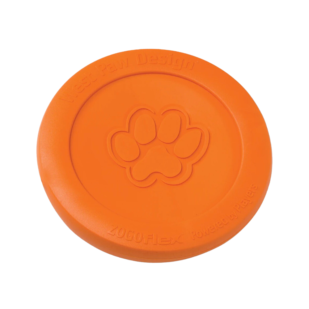 West Paw Zogoflex zisc dog frisbee - orange