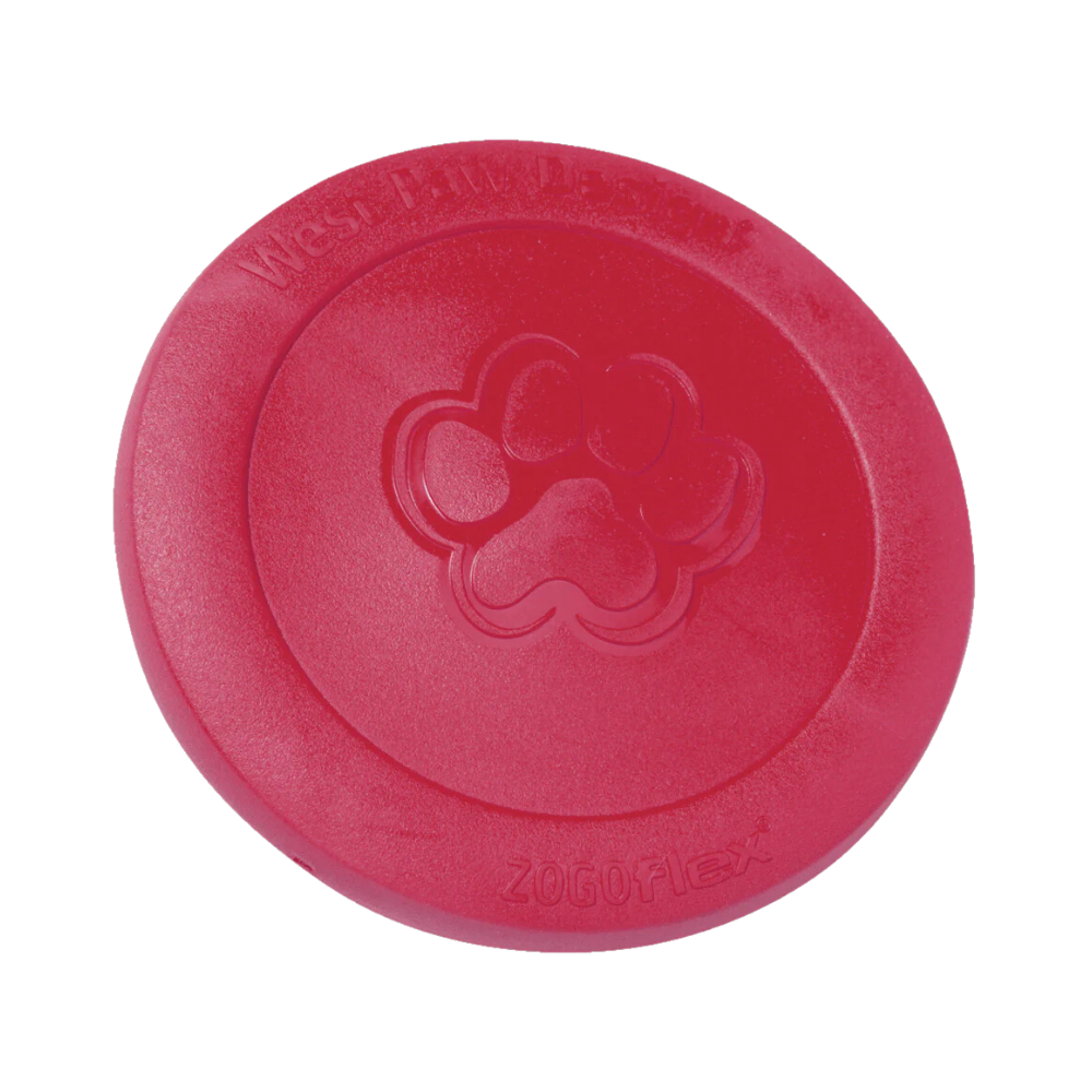 West Paw Zogoflex zisc dog frisbee - red