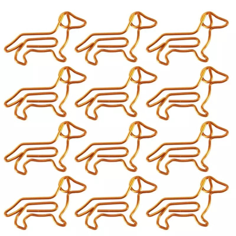 Dog paper clips