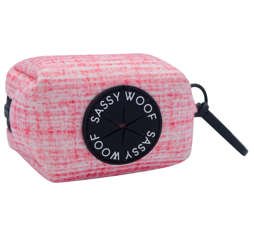 Sassy Woof dog waste bag holder - Dolce rose