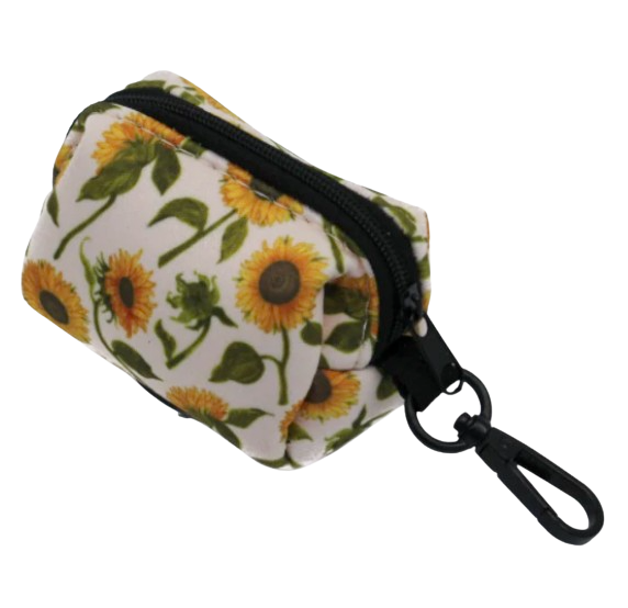Poop bag holder - Sunflowers - Sweet As Pup