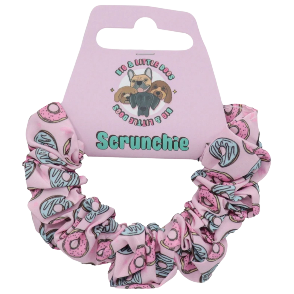 Big and Little Dogs hair scrunchie - donut kill my vibe