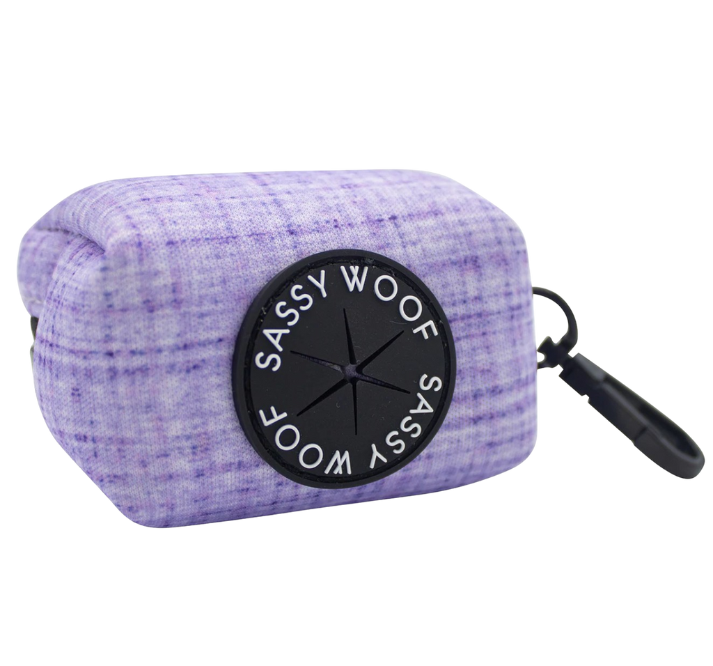 Sassy Woof waste bag holder - aurora