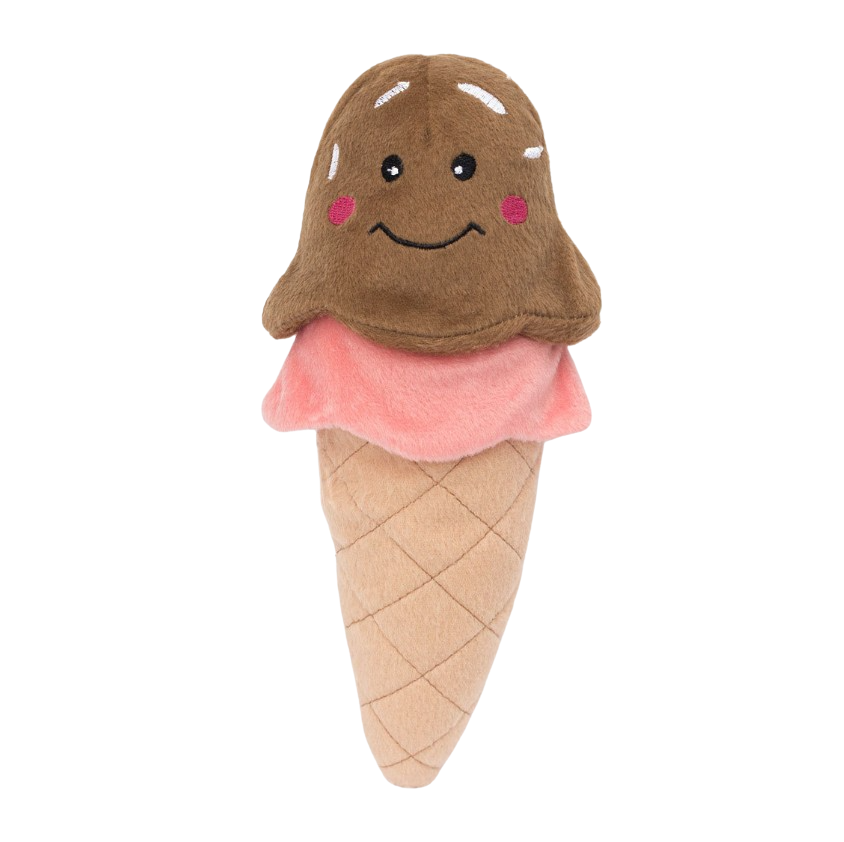 Zippy Paws NomNomz icecream dog toy