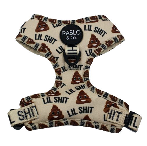 Pablo & Co adjustable dog harness - Lil shit